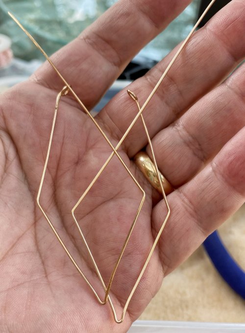 Susan LeGuyader's A Journey in Creating Hoop Earrings - , Wire Jewelry Design, Design, must hoop earrings be round